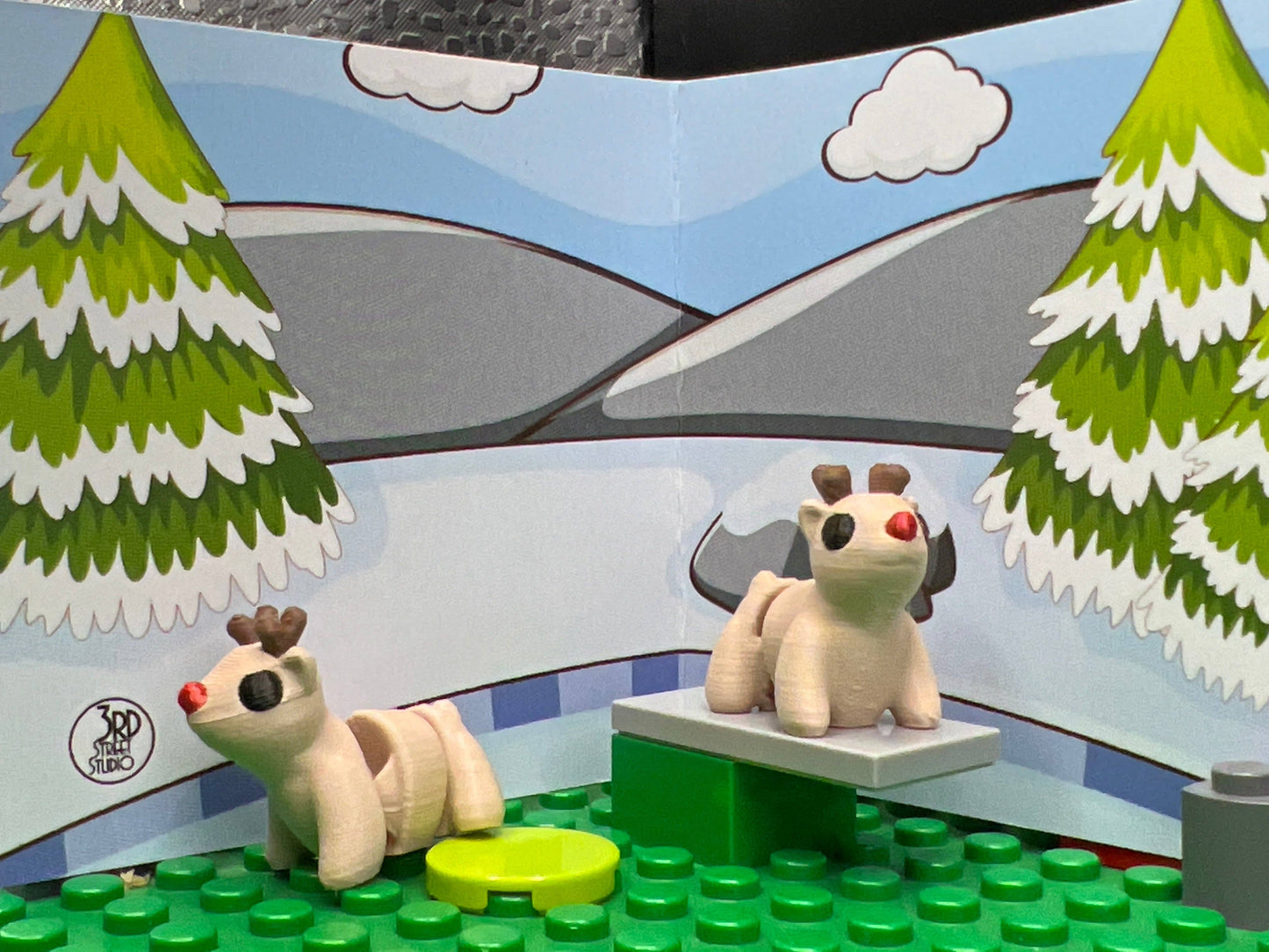 Holiday Friends - Reindeer with Red Nose