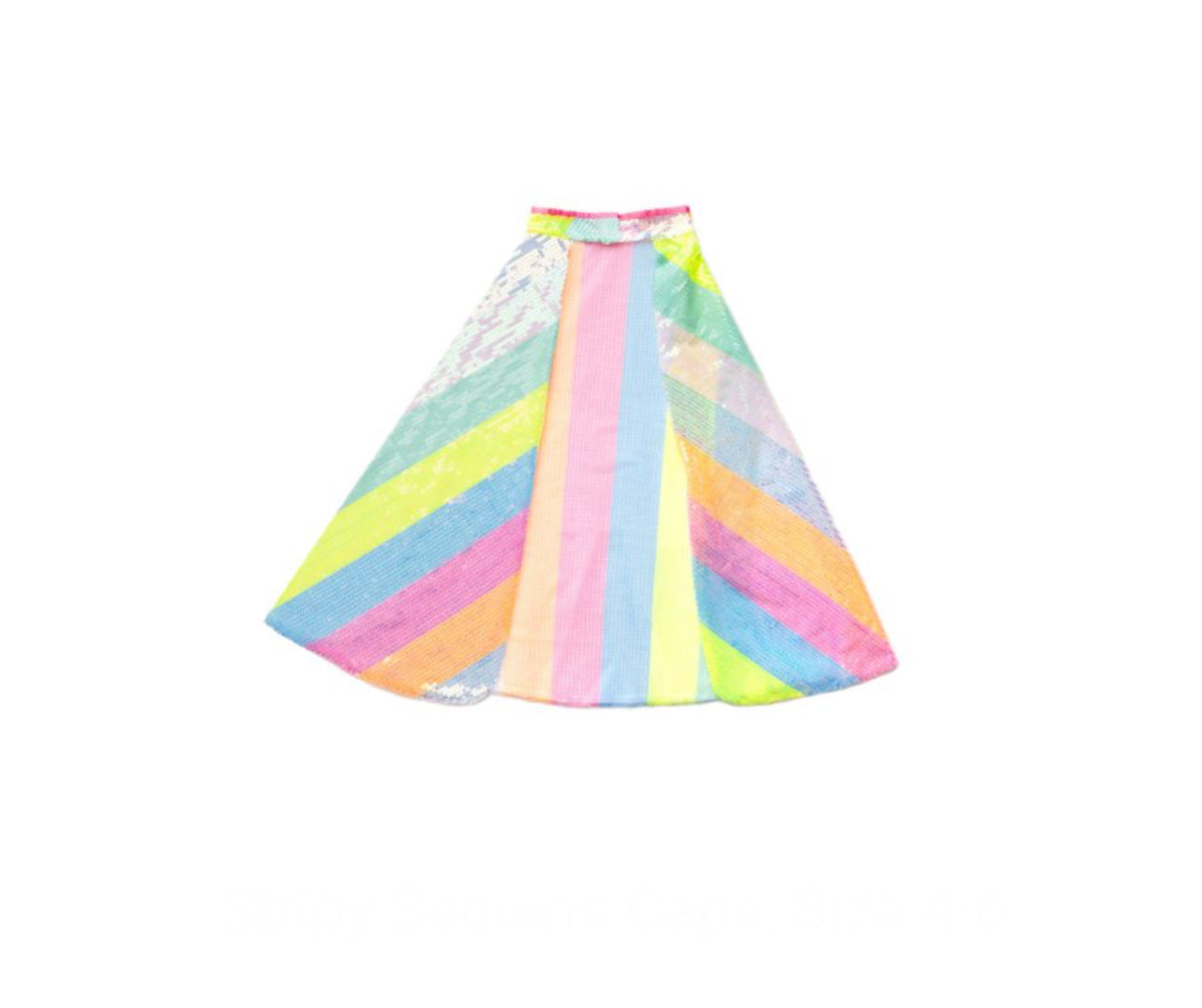 Stripy Sequins Cape
