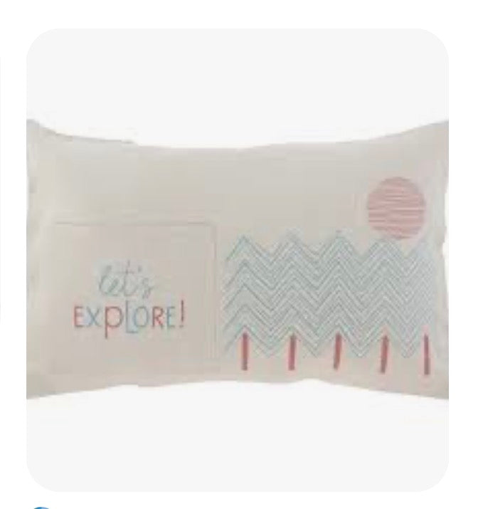 Pocket Pillow-Let’s Explore