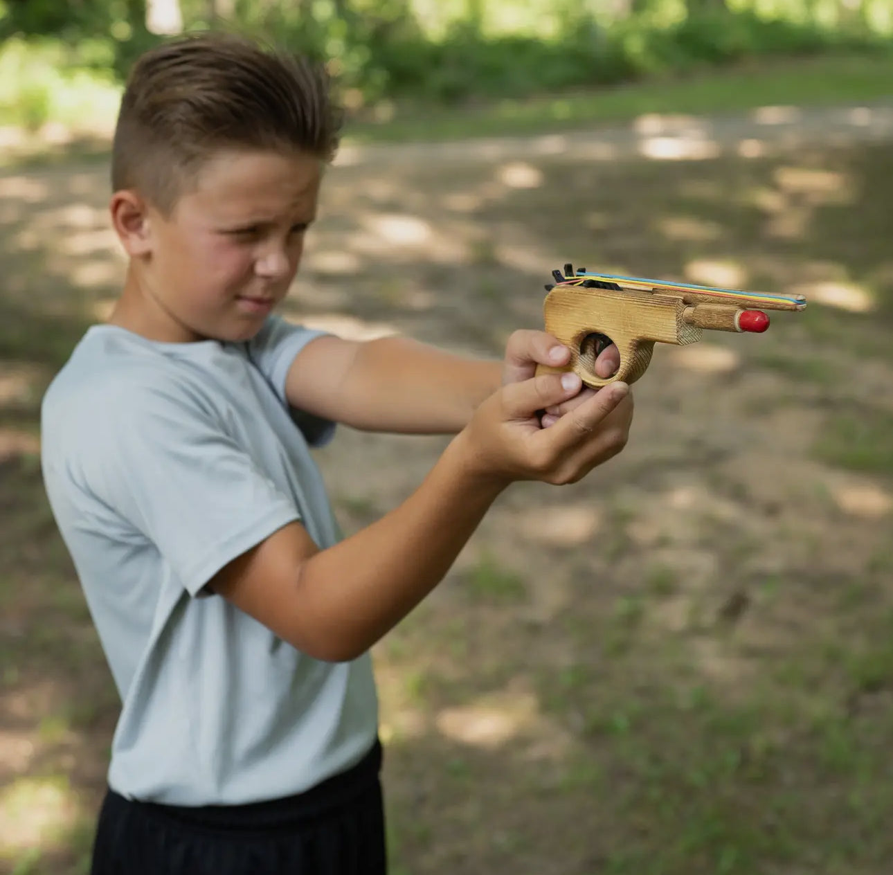 Wooden Rubber Band Pistol