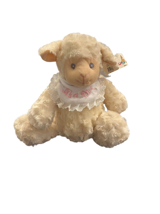 It’s a Girl Lamb Plush W/Rattle