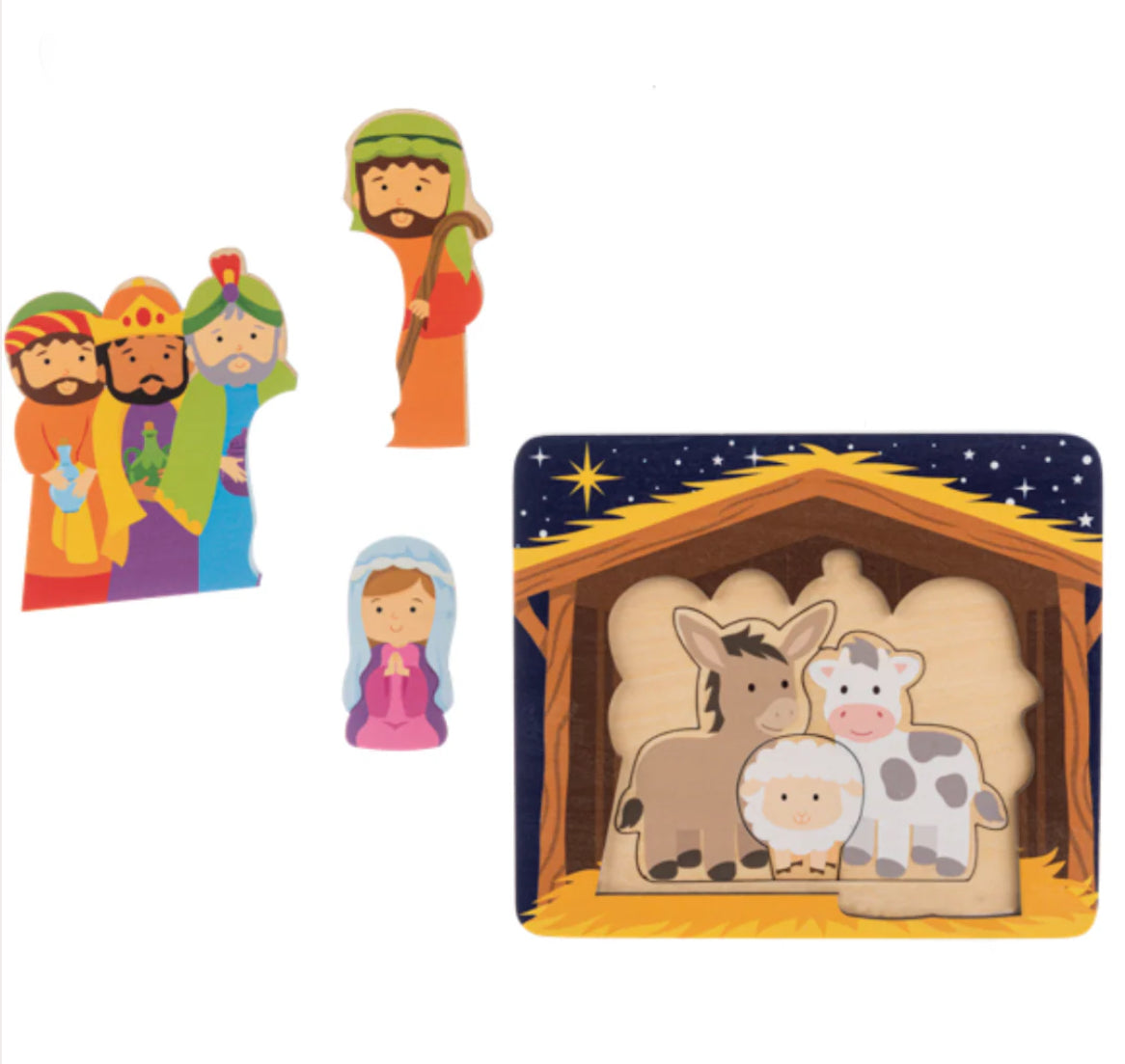 Layered Nativity Puzzle