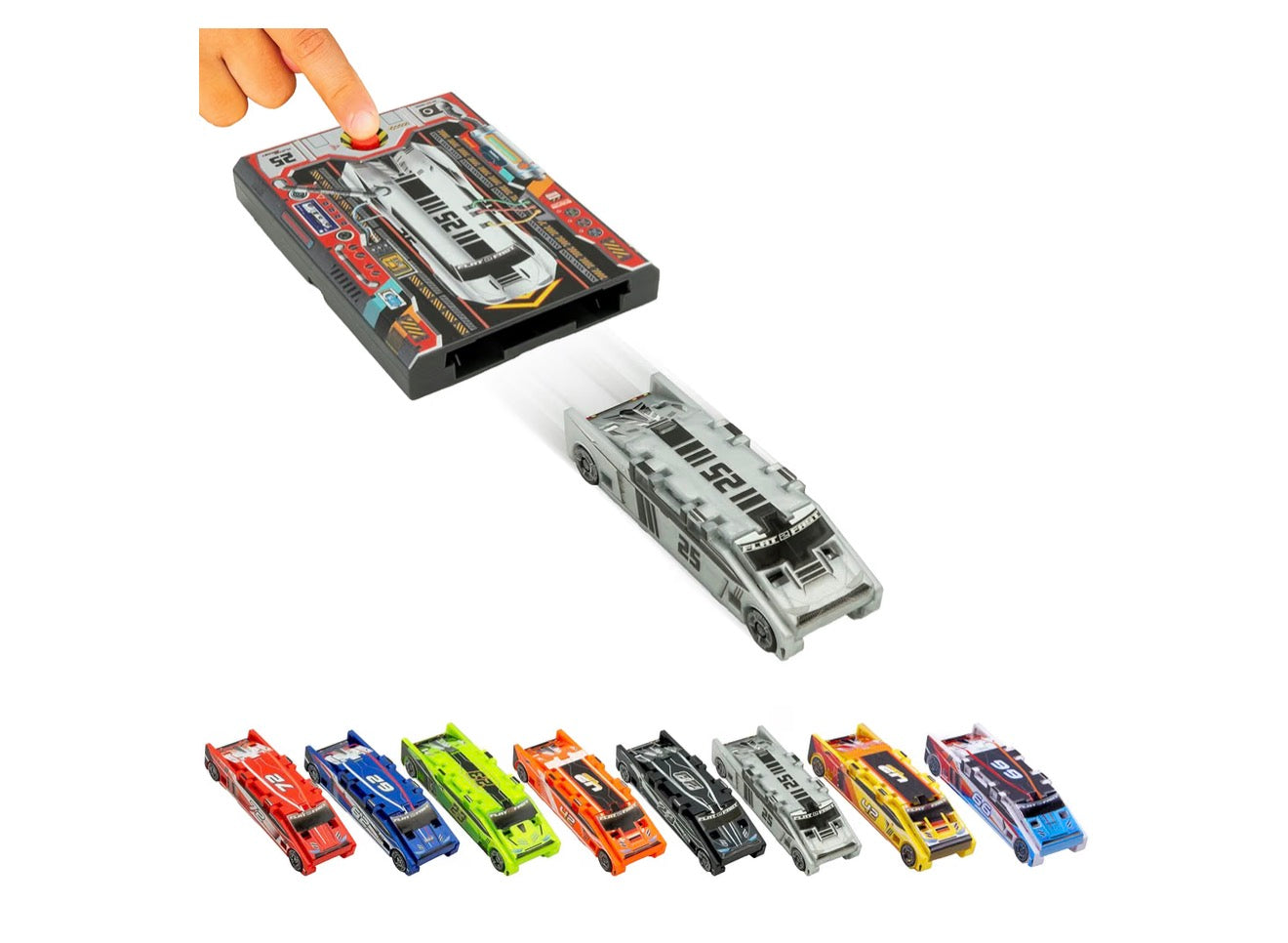 Flat 2 Fast Stunt-Silver