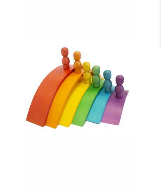 Rainbow Arches With Matching People