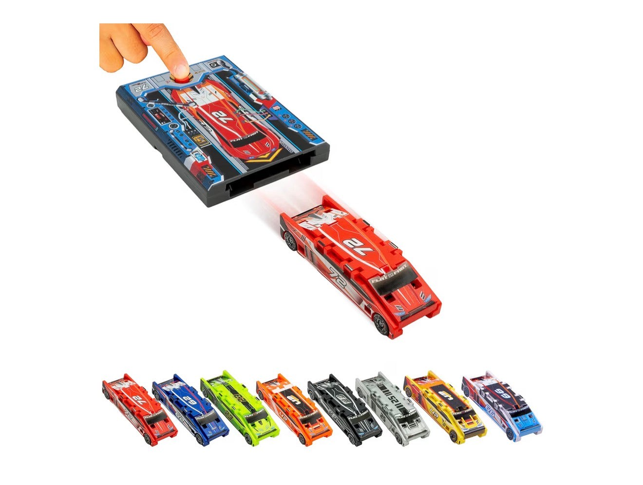 Flat 2 Fast Stunt-Red