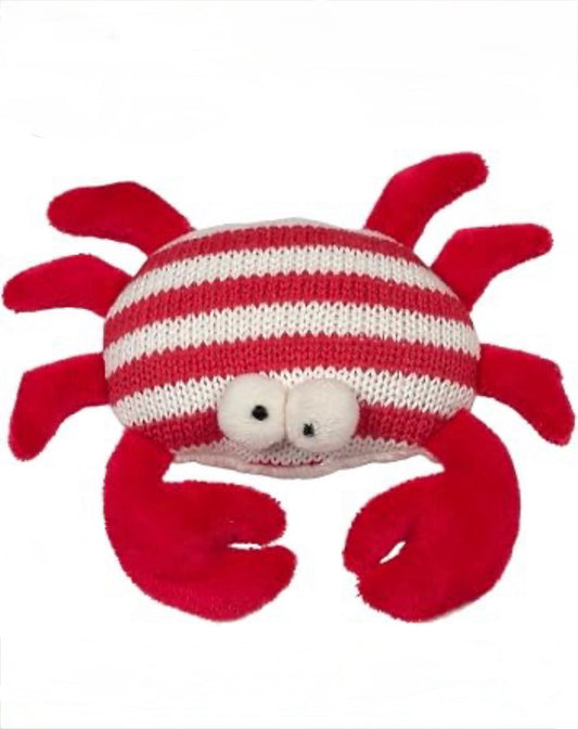 Skipper the Crab Knit Rattle