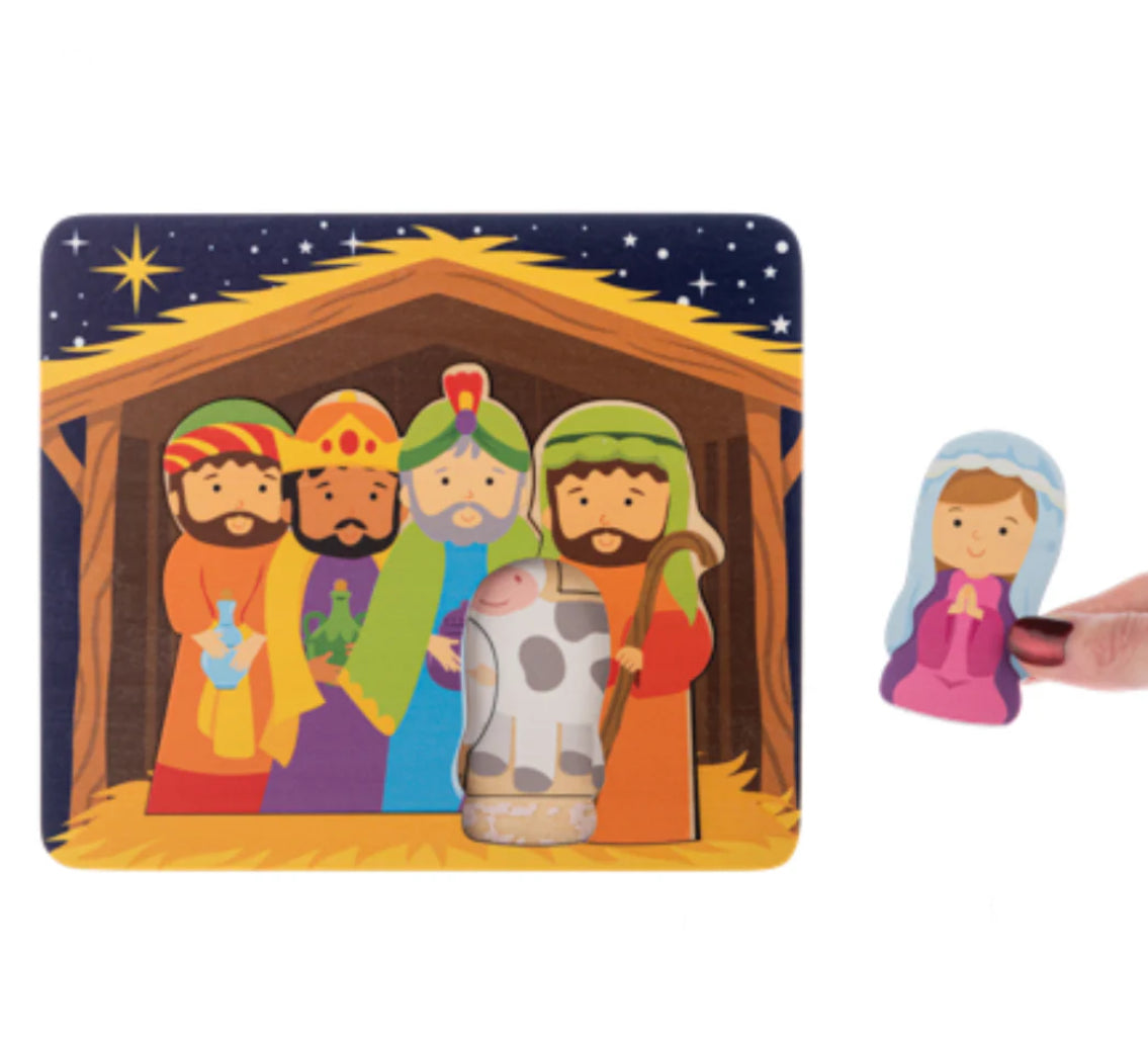 Layered Nativity Puzzle