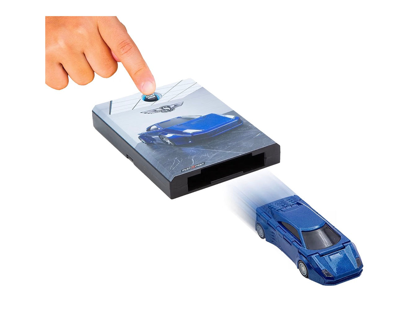 Flat 2 Fast Supercar- Blue