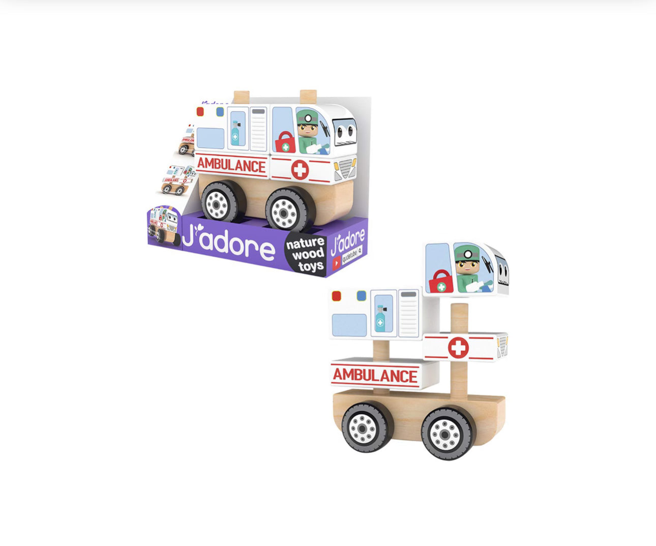 Stacking Wooden Cars