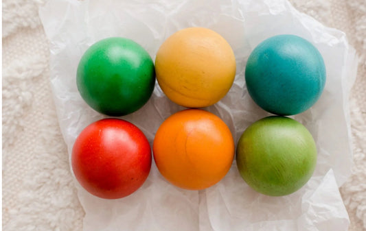 48 MM Wooden Balls Set of 6