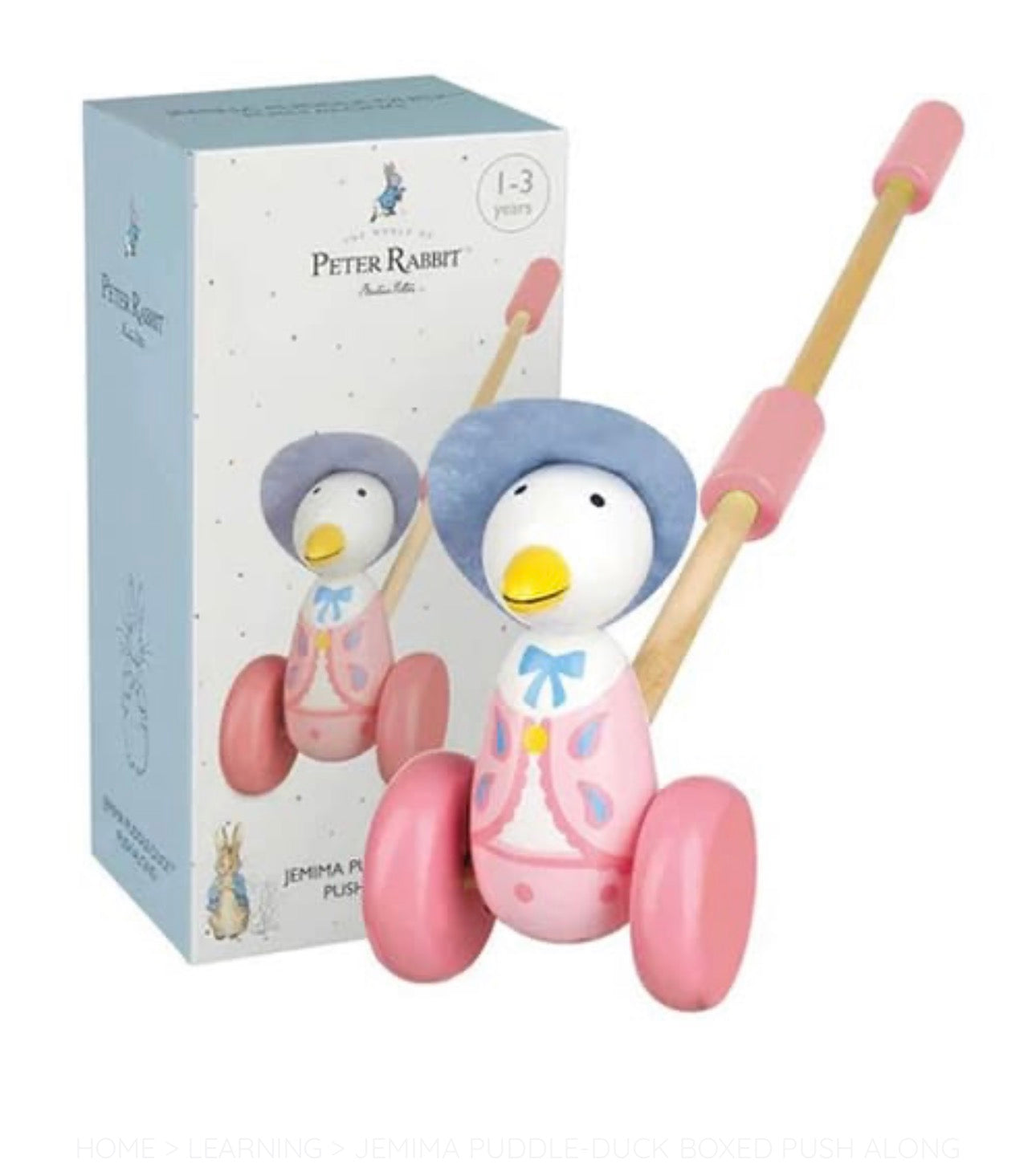 Jemima Puddle-Duck Push Along