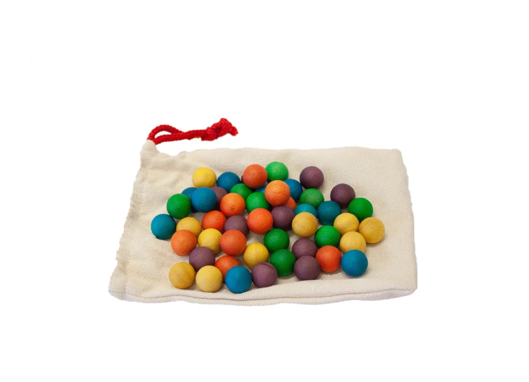 Wooden Balls Set of 50