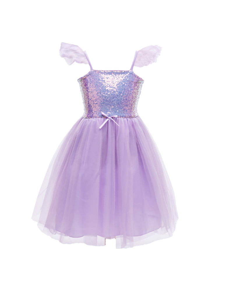 Lilac Sequins Princess Dress