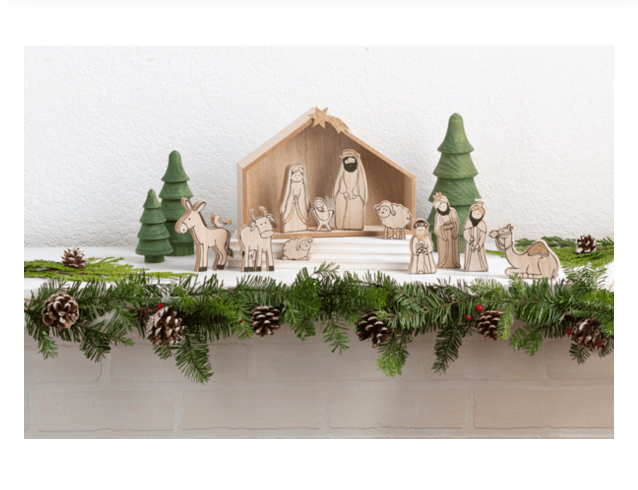 Wood Nativity
