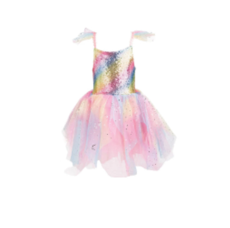 Rainbow Fairy Dress & Wings