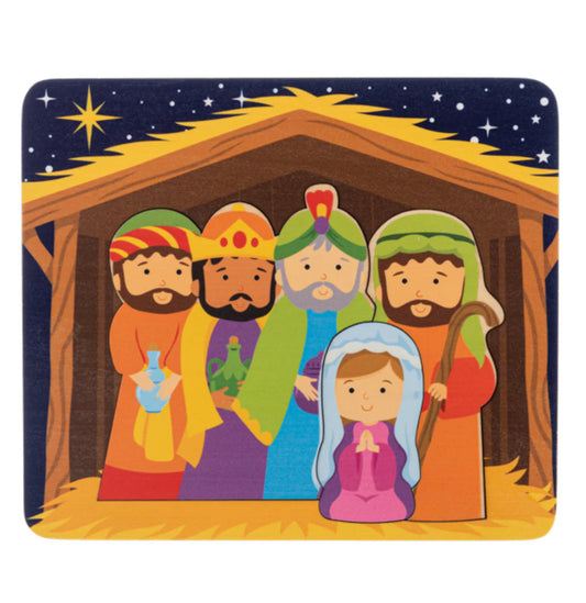Layered Nativity Puzzle
