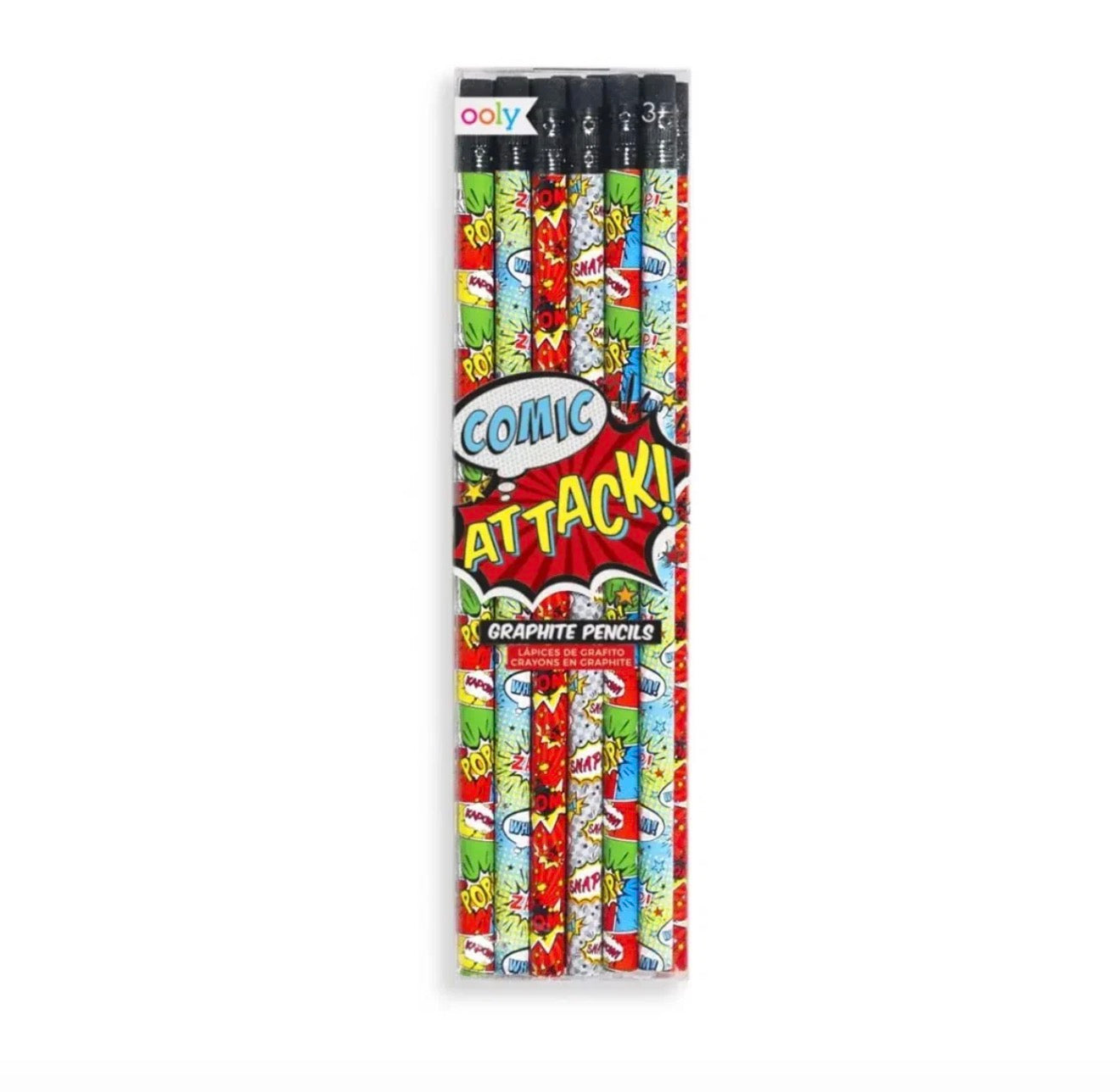 Comic Attack Graphite Pencils