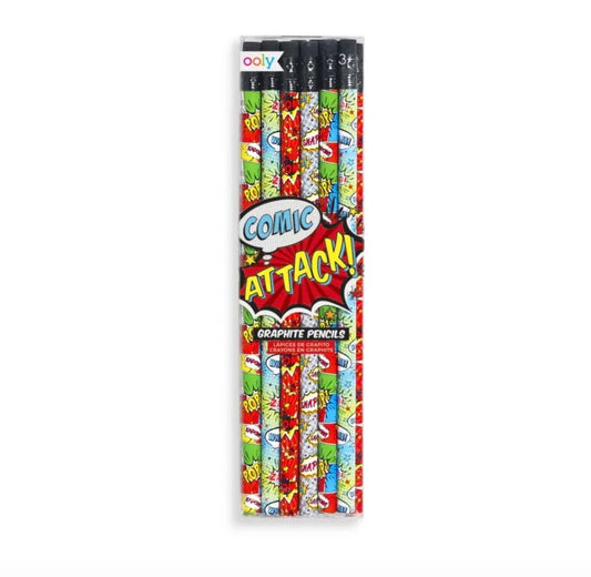 Comic Attack Graphite Pencils