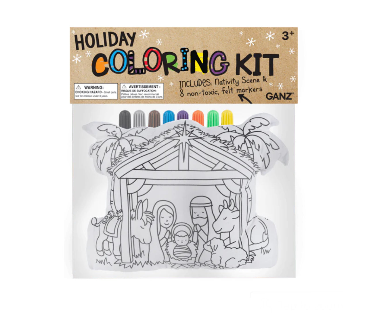 Nativity Scene Coloring Kit