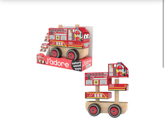 Stacking Wooden Cars