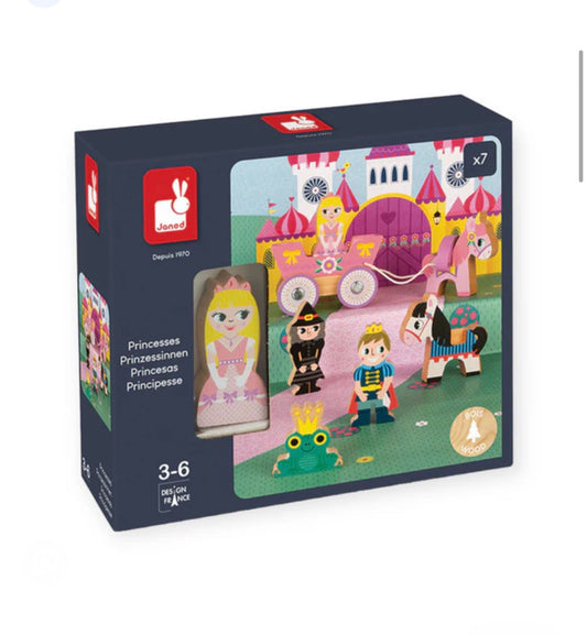 Princess Wooden Story Set
