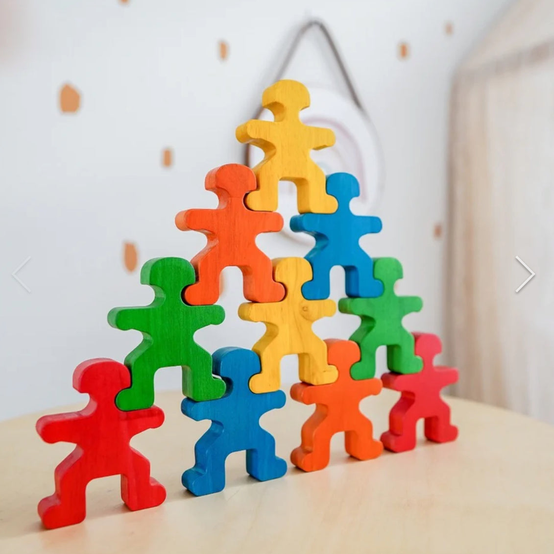 Rainbow Balancing People Set