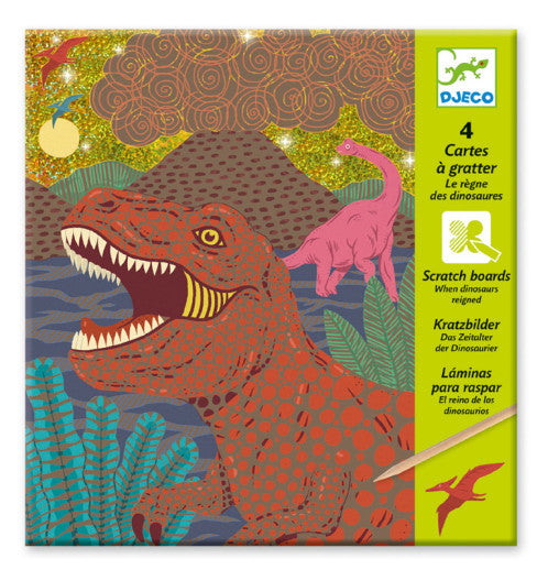 Dinosaur Scratch Board