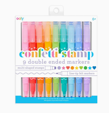 Confetti Stamp Double Ended Marker