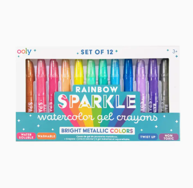 Rainbow Sparkle Watercolor Gel Crayon