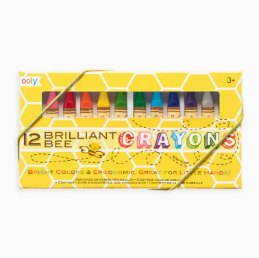 12 Brilliant Bee Crayons