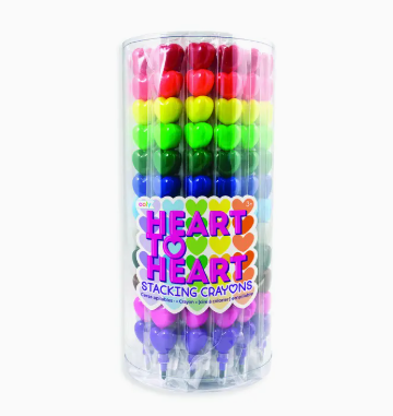 Heart To Heart Stacking Crayons