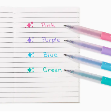 Oh My Glitter Gel Pens 4 Pck