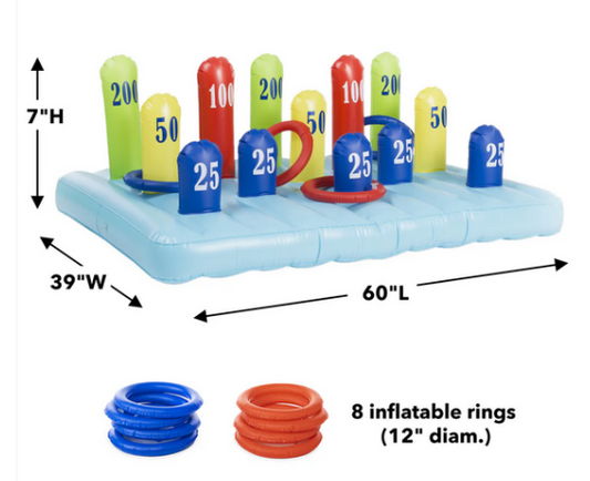 HearthSong Inflatable Ring Toss