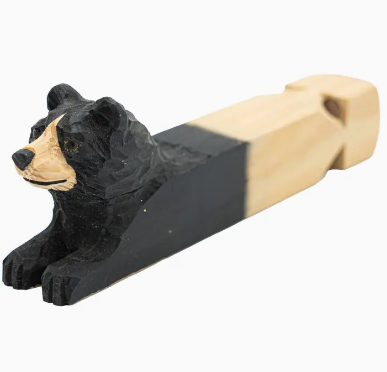Wooden Bear Train Whistle